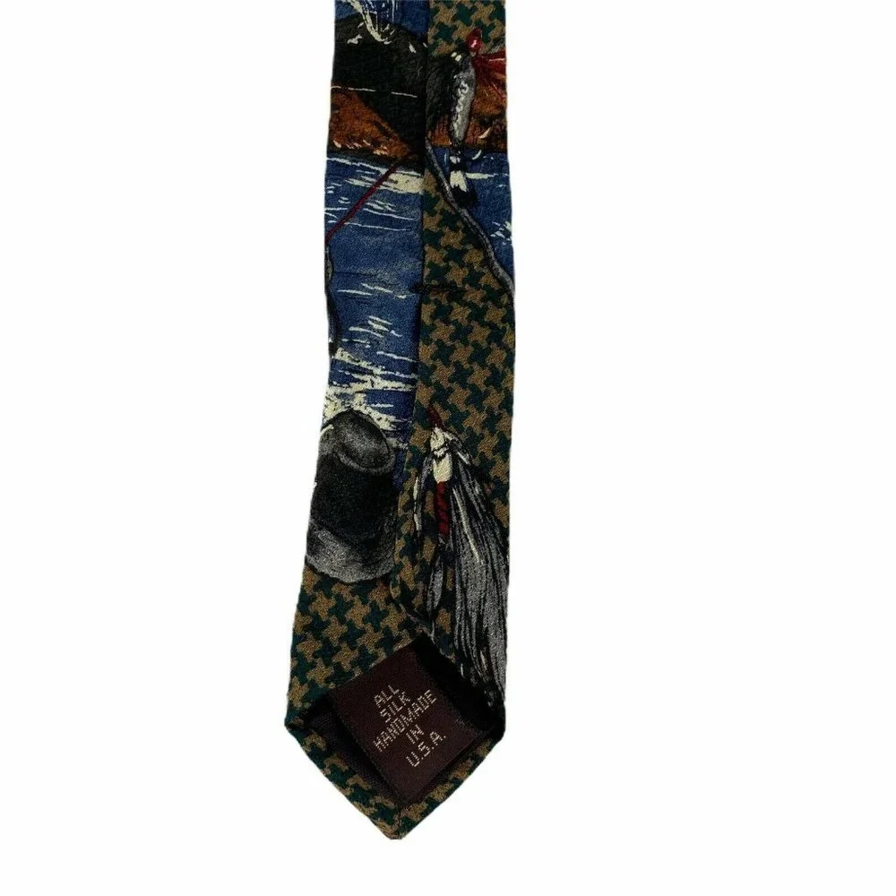 Aldrich Custom Apparel Fly Fishing Silk‎ Mens Tie